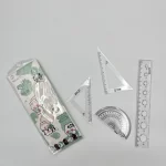 ست چهار تکه گونیا - خط کش - نقاله - Image 4