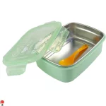 ظرف غذا دو خانه واشر دار I LOVE YOU - Image 4